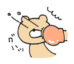 Mr. Bear"Kumao"4 sticker #10105905