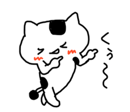 The cat which thinks about the life. sticker #10106071