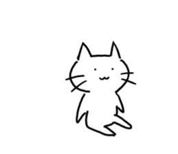 Cat of the Hakata dialect. sticker #10106369