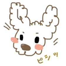 Together with a toy poodle sticker #10107021