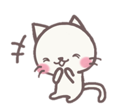 cat is daily conversation stamp sticker #10107116