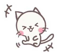 cat is daily conversation stamp sticker #10107117