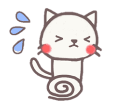 cat is daily conversation stamp sticker #10107141