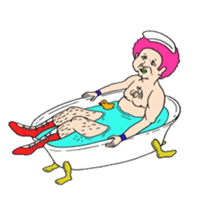 An illustrated Lucha Libre guide sticker #10107210