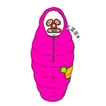 An illustrated Lucha Libre guide sticker #10107212