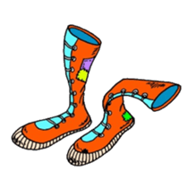 An illustrated Lucha Libre guide sticker #10107230