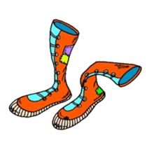 An illustrated Lucha Libre guide sticker #10107230