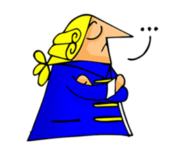 ADAM the funny man sticker #10107473