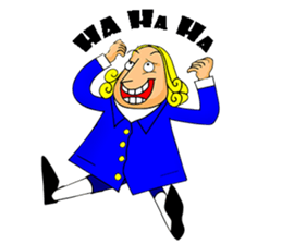 ADAM the funny man sticker #10107488