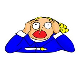 ADAM the funny man sticker #10107489