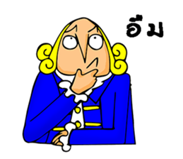 ADAM the funny man sticker #10107498