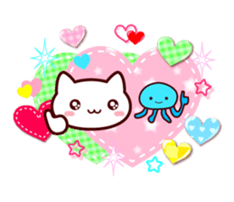 heart cat ! LOVE sticker #10108931
