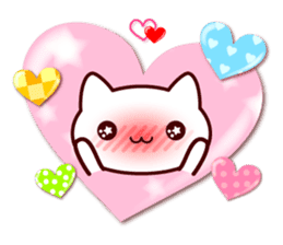 heart cat ! LOVE sticker #10108933
