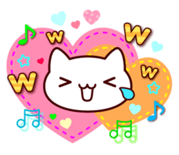 heart cat ! LOVE sticker #10108935