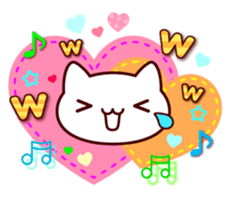 heart cat ! LOVE sticker #10108935