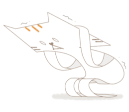 Paper Cat sticker #10109076