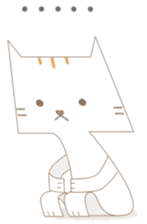 Paper Cat sticker #10109078