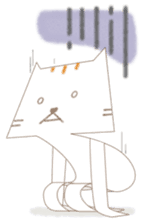 Paper Cat sticker #10109082