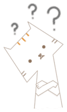 Paper Cat sticker #10109085