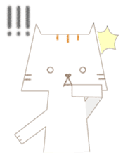 Paper Cat sticker #10109086