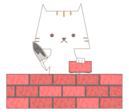 Paper Cat sticker #10109103