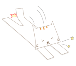 Paper Cat sticker #10109106