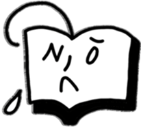 Book Man sticker #10109150