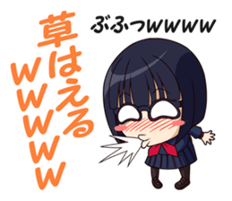 yurukawa high school girl Sticker sticker #10109260