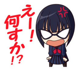 yurukawa high school girl Sticker sticker #10109264
