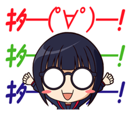 yurukawa high school girl Sticker sticker #10109271