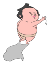 Alive even sumo wrestlers. sticker #10109512