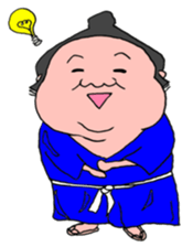 Alive even sumo wrestlers. sticker #10109529