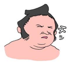 Alive even sumo wrestlers. sticker #10109531