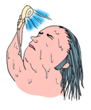 Alive even sumo wrestlers. sticker #10109532