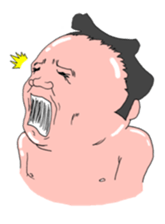 Alive even sumo wrestlers. sticker #10109540
