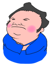 Alive even sumo wrestlers. sticker #10109541