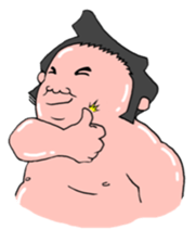 Alive even sumo wrestlers. sticker #10109547