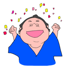 Alive even sumo wrestlers. sticker #10109549