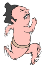 Alive even sumo wrestlers. sticker #10109551