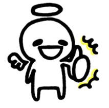 a cute angel tenchan sticker #10109553