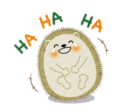 Hedgehog Haris 2 English sticker #10109922