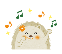 Hedgehog Haris 2 English sticker #10109927