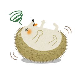 Hedgehog Haris 2 English sticker #10109933