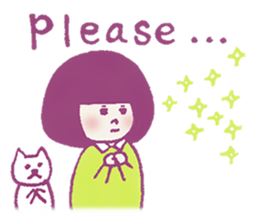 Nina's sticker <English> sticker #10110095