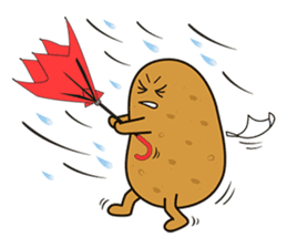 Potato King sticker #10110493