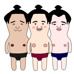 yuruyuru sumo wrestlers