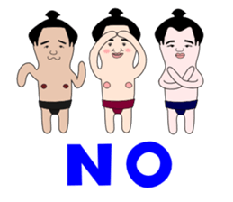 yuruyuru sumo wrestlers sticker #10110835