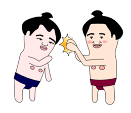 yuruyuru sumo wrestlers sticker #10110845