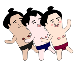 yuruyuru sumo wrestlers sticker #10110847