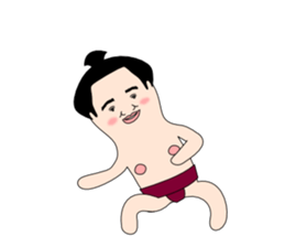 yuruyuru sumo wrestlers sticker #10110850